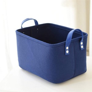 Decorative Hand-held Felt Storage Basket for Sundries Storage in Room