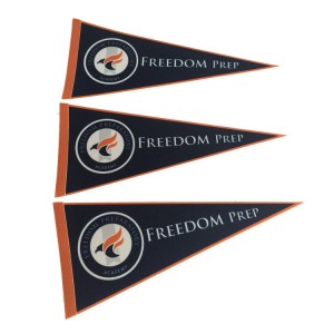 Custom felt pennant banner