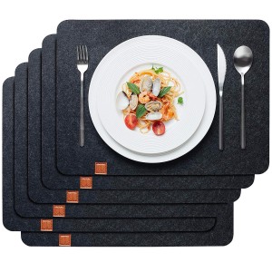 Eco-friendly felt placemat hot sale in Europe