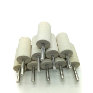 3mm 6mm Shank Power Drill Polishing Point Jewelry Buffing Cylinder Wool Felt Bob