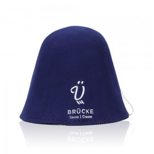 Embroidery LOGO 100% Merino Wool Sauna Hat Custom Color Merino Wool Sauna Hat