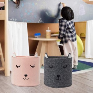 Felt Laundry Basket for Children