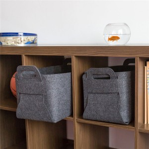 China Cheap price Felt Storage Baskets For Toy - Collapsible felt storage organizer bin – Rolking