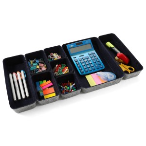 8Pack felt drawer organizer