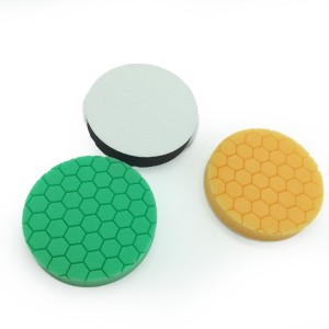 China Cheap price Felt Polishing Buff Wheel - Car Care Unique Design Hexagon Shape Foam Polishing Pad  – Rolking