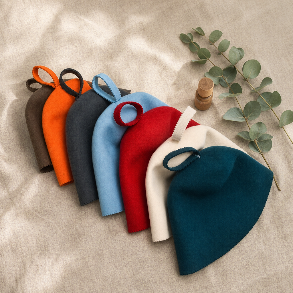 Wool Felt Sauna Hat
