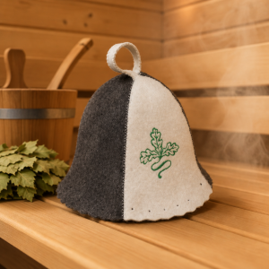 Custom Thick Wool Sauna Hat | Wholesale Premium Thermal Protection Cap