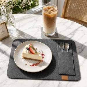 Wholesale Felt Placemat Set for Home