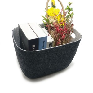 Large Felt Storage Bin Office Organizer