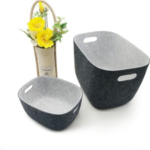 Large Felt Storage Bin Office Organizer