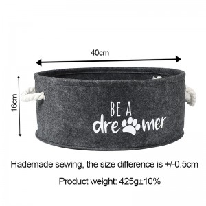 Cat Bed Cozy Felt Cat Cave Bed with Cat Scratch Pad