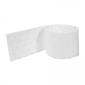 High absorbency universal spill absorbent pad grey oil absorbent sheet
