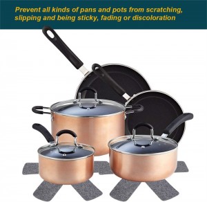 Pot Dividers Pads Pot and Felt Pan Protectors for Protecting and Separating Pots and Pans
