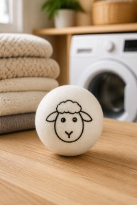 WOOL DRYER BALLS WITH THE PRINT LOGO