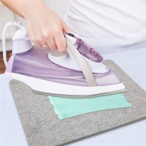 Wool ironing mat