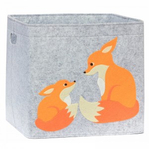 Felt storage bin