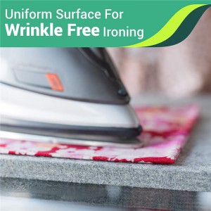 Wool ironing mat