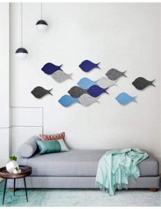 Fish Felt Wall Pin Board