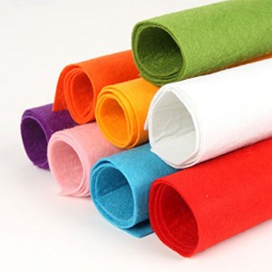 Eco-friendly wholesale industrial color 100% polyester felt