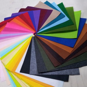 Eco-friendly wholesale industrial color 100% polyester felt