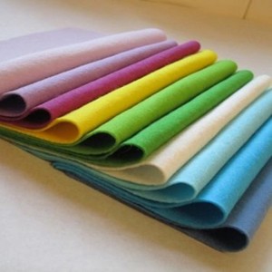 Eco-friendly wholesale industrial color 100% polyester felt