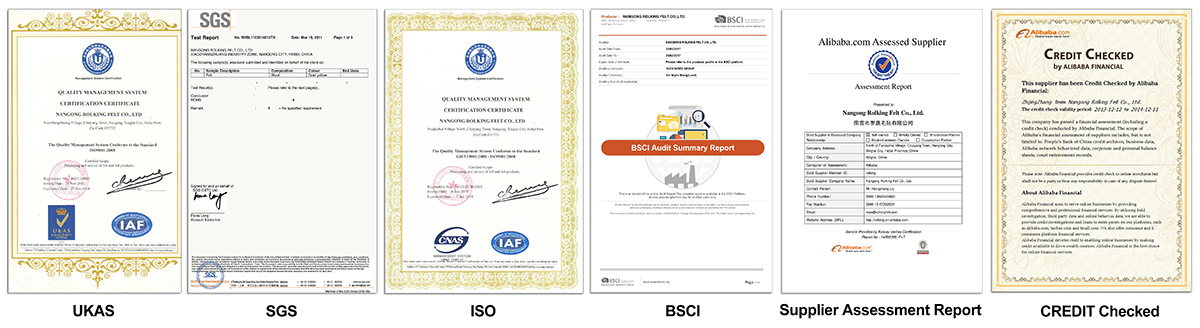 rolking certificates