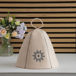 Thermal Wool Sauna Hat | Custom Colors & Private Label Woven Tag