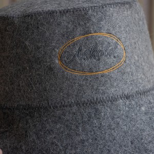 Personalized Merino Blend Sauna Hat | Absorbs Sweat, Reduces Odor