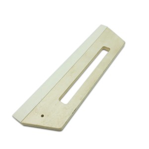 custom logo printed vinyl application wrap tools wooden felt squeegee handle felt scraper silver