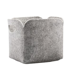 Drawers Nature Felt with Handles for Home Office Foldable Storage Basket