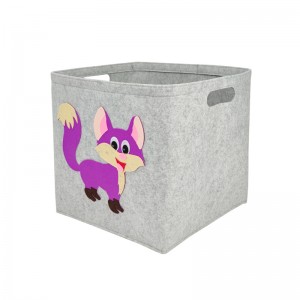 felt toy fox designed box