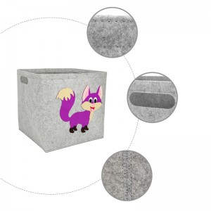 felt toy fox designed box