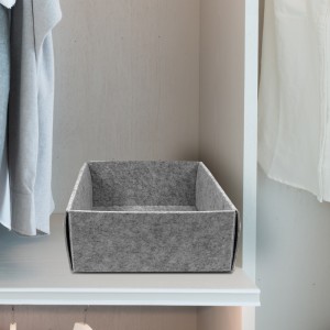 Detachable large felt organizers storage box set  for closet