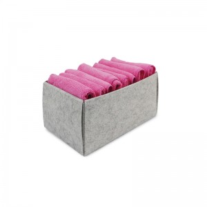 Detachable large felt organizers storage box set  for closet