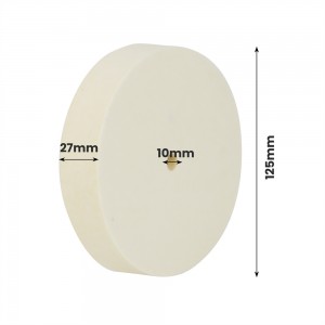 100% wool knife edge felt wheel for polishing buffing grinding