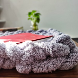 chenille fabric blanket