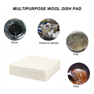 Wool Dish Sponge Pad