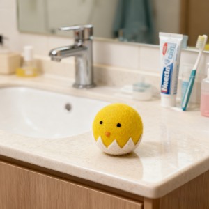 Small Chick Wool Dryer Balls Wholesale 100% Pure New Zealand Wool Reusable Fabric Softener Laundry Dryer Balls