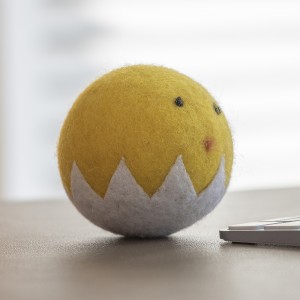 Small Chick Wool Dryer Balls Wholesale 100% Pure New Zealand Wool Reusable Fabric Softener Laundry Dryer Balls