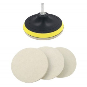 Wool Felt Wheel Abrasive Sets for Glass Polishing