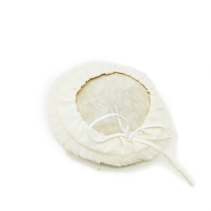 car polishing lamb wool bonnet with string
