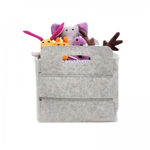 foldable felt storage basket