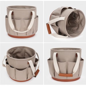 Hot selling Great Sturdy Oxford round garden tool set bag