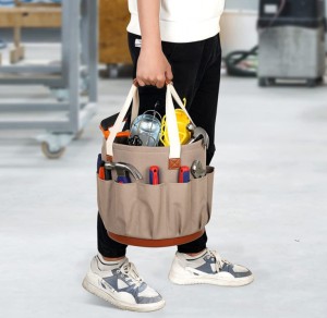 Hot selling Great Sturdy Oxford round garden tool set bag